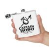 Captain Hobo Stainless Steel Flask — 6oz Nautical Pocket Hip Flask
