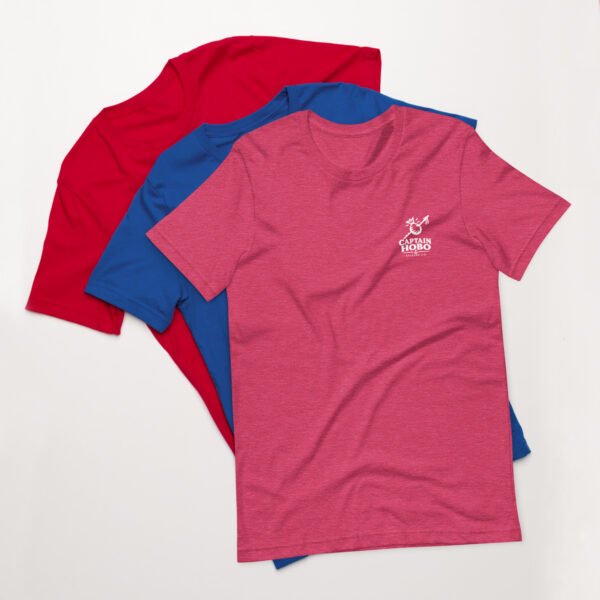 unisex-staple-t-shirt-heather-raspberry-front-6abe9fafbc1b5.jpg Trust Me I am The Captain T - Shirt